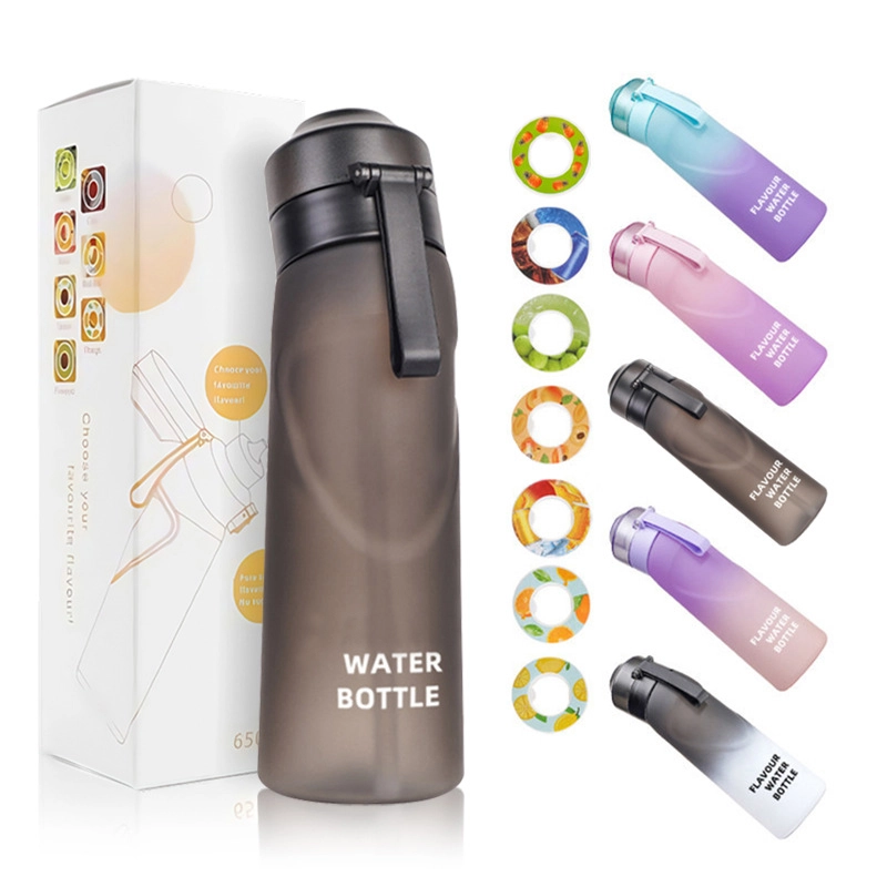 Sports 650ml Water Bottle With 0 Sugar 0 Calorie BPA Free Water Bottle New Fruit Fragrance Water Bottle For Gym and Outdoor